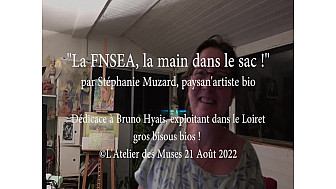 'FNSEA la main dans le sac' par Stéphanie Muzard