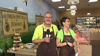 ''Fromagerie du Pays Savinois'' à Saujon en Charente-Maritime :  interview de Jean-Yves et Angélique après l'inauguration de cette toute nouvelle Fromagerie Crèmerie qui avait lieu le 18 septembre 2020